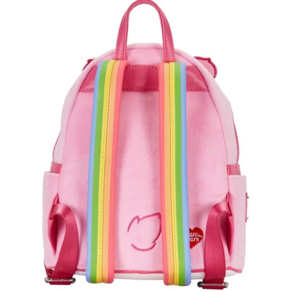 Loungefly Care Bears 40th Anniversary Cheer Bear Plush Mini Backpack